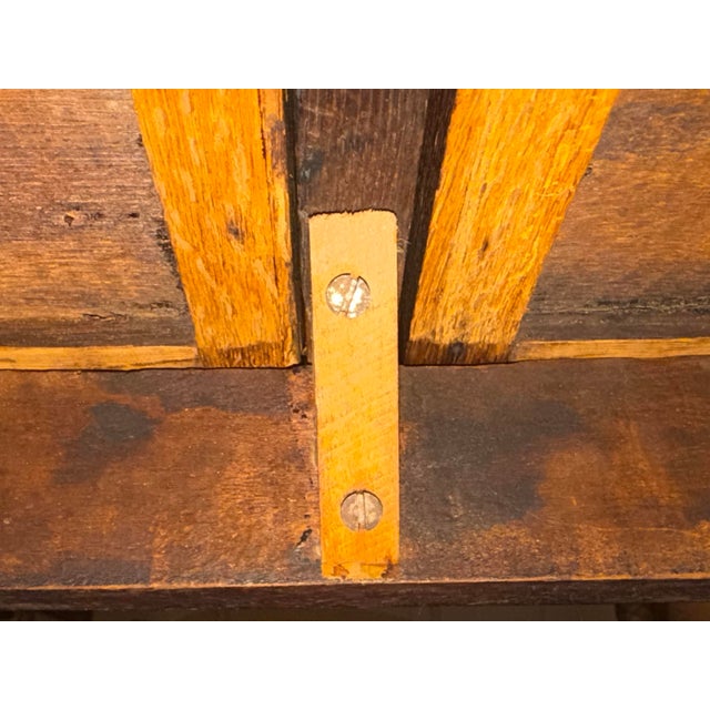 Antique Federal Style Mahogany Sideboard With Brass Hardware For Sale - Image 12 of 15