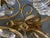 Large Bronze and Crystal Wall Sconces, Italy, 1950s, Set of 2 For Sale - Image 9 of 15