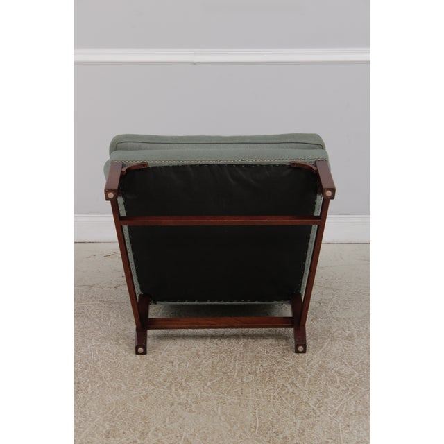 Pair of Kittinger Williamsburg High Back Wing Chairs For Sale - Image 17 of 18