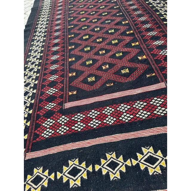 Vintage Moroccan Berber Tribal Kilim, 1950s For Sale - Image 12 of 18