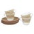 1960s Mandarin Teacups with Saucers from Marianne Westman for Rörstrand, 1960s, Set of 8 For Sale - Image 5 of 5
