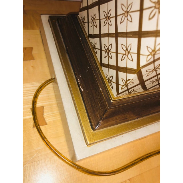 Vintage 1950s Artichoke Table Lamp For Sale In Chicago - Image 6 of 8