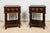 1930s Spanish Carved Wood Nightstands, 1930, Set of 2 For Sale - Image 5 of 13