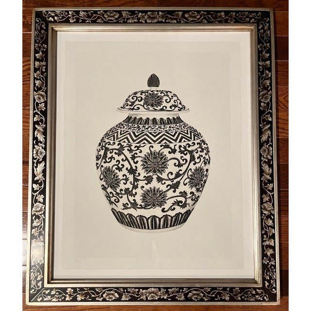 Vintage William Stafford Black & White "Chinese Vases" 19/295 Limited