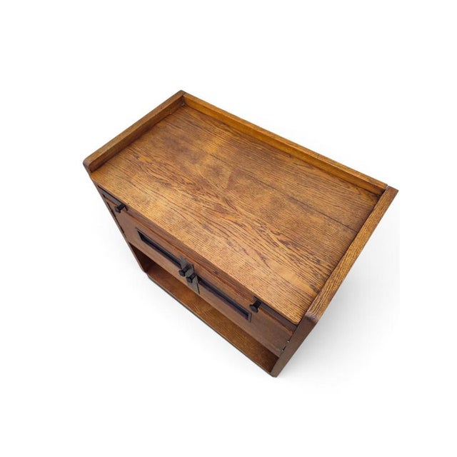 Amsterdam School Oak Cabinet For Sale - Image 9 of 10