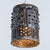 Danush Cylinder Brown Ceramic Pendant, 1970 For Sale - Image 4 of 16