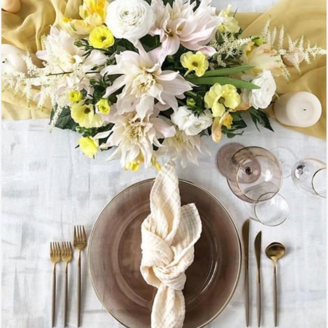 Set of 4, Soft, luxurious, and crafted for elevated gatherings, these Organic Cotton Napkins in Charcoal feature a gentle...