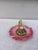 Late 19th Century Majolica Pink Daisy Candelstick Delphin Massier Circa 1890 For Sale - Image 5 of 7