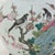 Antique Famille Rose Porcelain Vase Lamp With Birds on Flowering Plum Branches and Rockery For Sale - Image 13 of 14