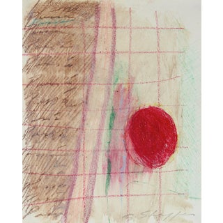 Abstract Expressionist Study in Pastel, 1970 For Sale