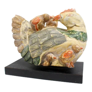 Mother Hen Carving