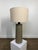An exceptional monumental ceramic table lamp by Gordon and Jane Martz for Marshall Studios, showcasing the sculptural...