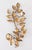 Gold Vintage Italian Gilt Tole & White Roses Candle Sconce For Sale - Image 8 of 8