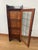 Antique Edwardian Arts & Crafts Narrow Glazed Bookcase C. 1910 For Sale - Image 4 of 18
