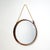 Round Teak Wall Mirror, 1960s For Sale - Image 4 of 14
