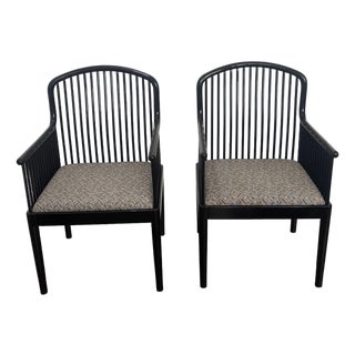 Stendig Andover Black Spindle Chair, Pair For Sale
