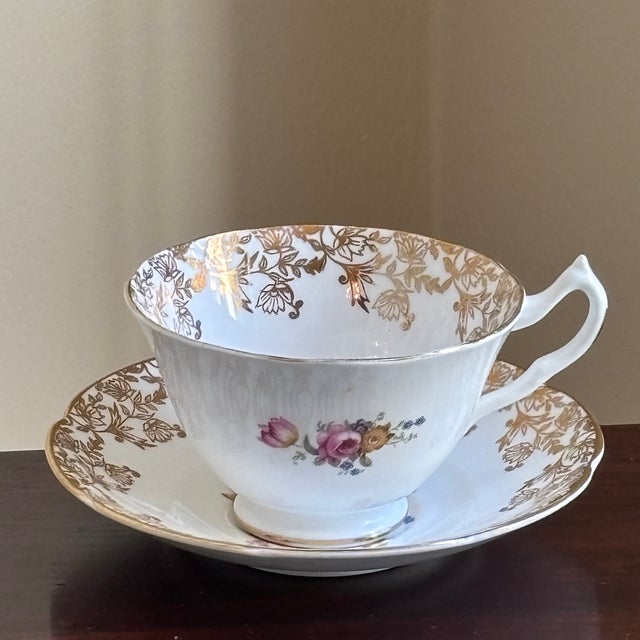 Mid-20th Century English Collingwoods Bone China Teacup For Sale - Image 14 of 18