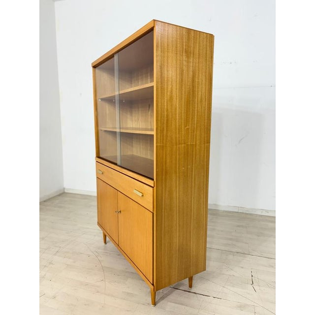 Mid-Century Modern Bookcase in Elm, 1960s For Sale - Image 6 of 12