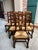 Vintage French Dining Chairs Set 6 Oak Barley Twist Rush Seat Ladder Back For Sale - Image 13 of 18