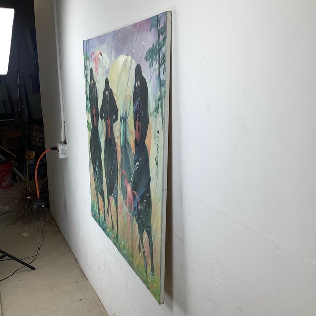 Tim Hoyt “Back on the Ho rse” (2014) – Oil on Canvas For Sale In Philadelphia - Image 6 of 12