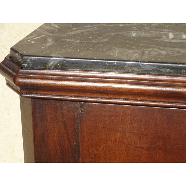 Louis Philippe Chest of Drawers in Walnut and Burl Walnut from Befos For Sale - Image 10 of 18