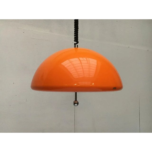 Space Age Cabras Pendant Lamp by Luigi Massoni for Guzzini For Sale - Image 11 of 18
