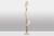 Large Lamp in Silver-Plated Brass and Silk by Antonio Pavia, 1970s For Sale - Image 3 of 10