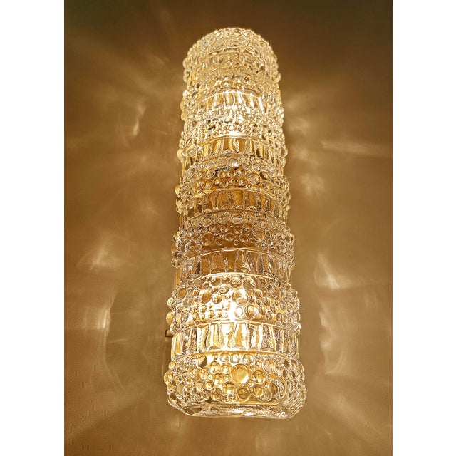 Vintage Bubble Glass Sconces, 1970s, Set of 2 For Sale - Image 6 of 18