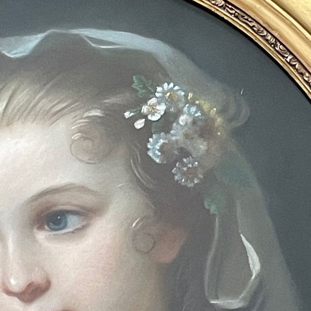 Portrait of a Young Girl, 19th Century, Pastel Artwork, Framed For Sale - Image 4 of 10