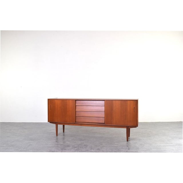 1960s Mid-Century Modern Scandinavian Sideboard in Teak by Nils Jonsson for P.S. Heggen, 1960s. For Sale - Image 5 of 18