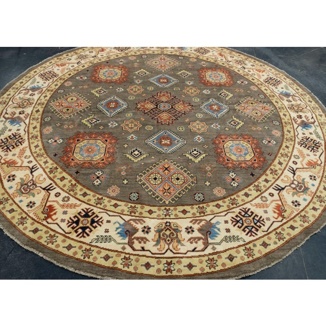 Oriental Hand Knotted Round Rug 9' x 9'1" #17102 Explore a curated collection of hallway runners, wool rugs, and handmade...