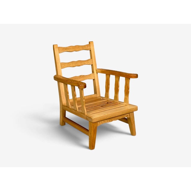 Krogenes Møbler, Lounge Chairs, Pine, Blue Fabric, Norway, 1970s For Sale - Image 12 of 13