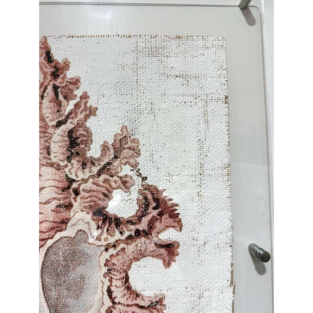 Lace Murex — Hand Textured Pink Seashell Art For Sale - Image 6 of 9