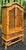 Boho chic vintage palm beach regency bamboo cabinet with drawer. Arched bonnet top with two upper doors with woven reed...
