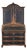 Danish 18th Century Bow-Fronted Rococo Secretary For Sale