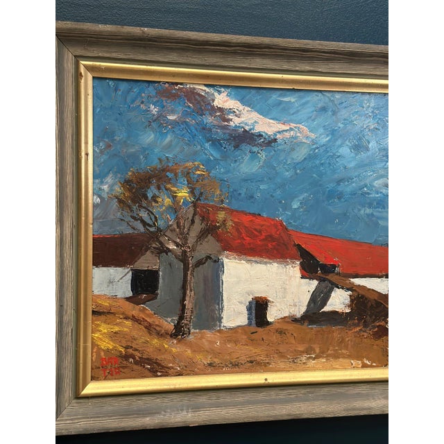 Bartja Björklund, Barn, 1960s, Oil on Panel, Framed For Sale - Image 18 of 18
