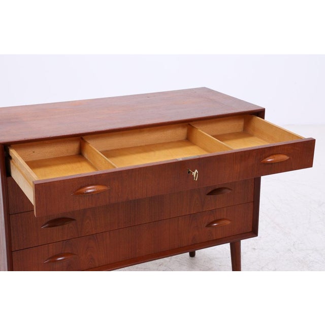 Vintage Danish Teak Chest of Drawers by Johannes Sorth, 1960s For Sale - Image 9 of 15