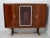 Mid-Century Modern Italian Brass & Mahogany Bar Cabinet by Gio Ponti, 1950s For Sale - Image 18 of 18