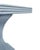 Wood Matthew Izzo Home Octavia 36" Octagonal Light Blue Painted Rattan Pedestal Table For Sale - Image 7 of 11