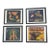 Sunkist Vintage Polychrome Advertisement Posters Framed - Set of 4 For Sale