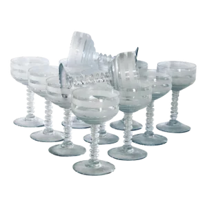 Mid 20th Century Art Deco Cordial Glasses- Set of 12