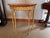 Antique Giltwood Demi-Lune Console Table With Satinwood Inlay For Sale - Image 11 of 16