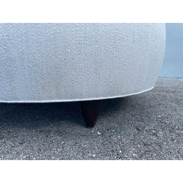 Round Vintage Ottoman by T.H. Robjohns-Gibbings For Sale - Image 13 of 17