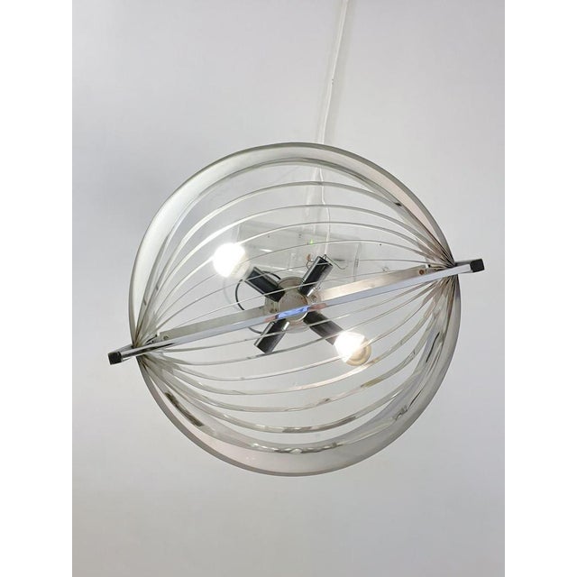 Mid-Century Modern Aluminium Ceiling Light, 1960s For Sale - Image 3 of 7