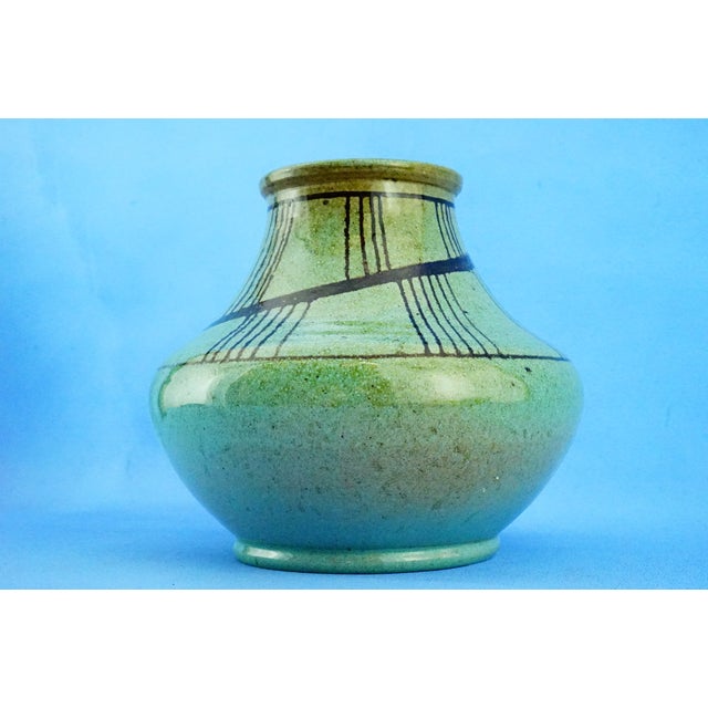 Mid-Century Ceramic Vase attributed to Alessio Tasca for Istituto Statale d'Arte, Venice, Italy, 1950s For Sale - Image 12 of 18