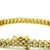 1990s 14k Yellow Gold Three-Row Diamond Bracelet, 7.80 Carats For Sale In Miami - Image 6 of 14