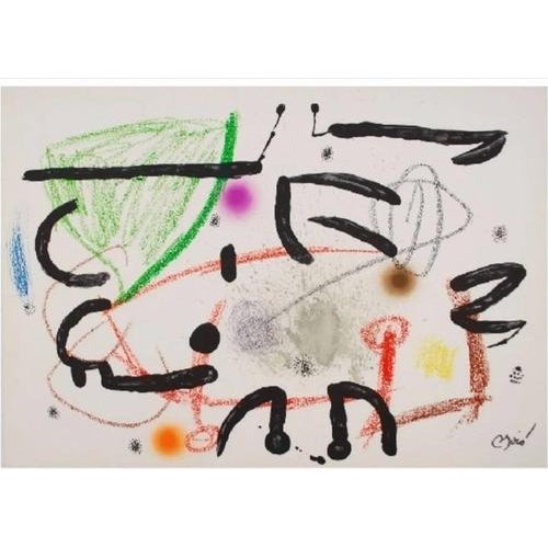 Joan Miro, Maravillas with Acrostic Variations 15, 1975, Lithograph For Sale - Image 4 of 4