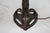 1980s Art Nouveau Lamp Art Glass Shade Bronze Casting after Louis Majorelle For Sale - Image 15 of 18