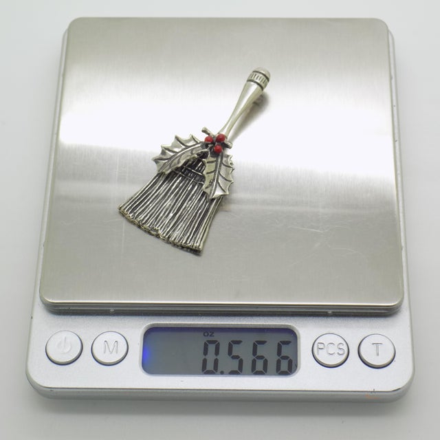 Vintage Italian Handmade Genuine Silver Christmas Decoration Figurine, 1980s For Sale - Image 11 of 13