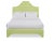 Casa Cosima Nadine California King Bedframe, Apple Linen For Sale - Image 4 of 4